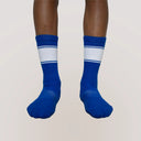 Smash. - Calza Spugna Blu Ricamata
