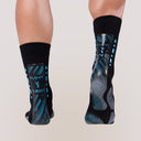 Floky Calza S-MASH 3D Nero-Azzurro