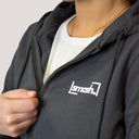 Smash Felpa Training con zip Grigio Donna