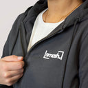 Smash Felpa Training con zip Grigio Donna