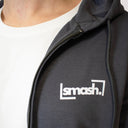 Smash - Felpa Training con Zip Uomo - Grigio