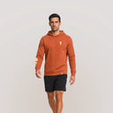Smh - Felpa Lightness "Hoodie" Con Cappuccio - Arancio