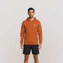 Smh - Felpa Lightness "Hoodie" Con Cappuccio - Arancio