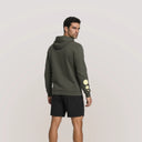 Smh - Felpa Lightness "Hoodie" Con Cappuccio - Verde