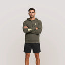 Smh - Felpa Lightness "Hoodie" Con Cappuccio - Verde
