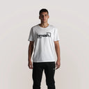 Smash Maglia Cotone Uomo Bianco / logo grande