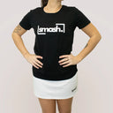Smash Maglia Cotone Donna Nero