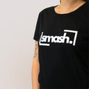 Smash Maglia Cotone Donna Nero