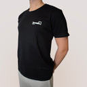 Smash Maglia Cotone Uomo Nero / logo piccolo