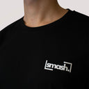 Smash Maglia Cotone Uomo Nero / logo piccolo