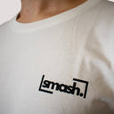 Smash Maglia Cotone Uomo Bianco / logo piccolo