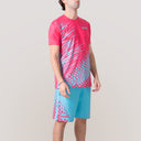 Smash - Maglia Uomo "Evolution" - Magenta/Turchese