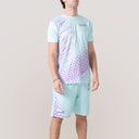 Smash - Pantaloncino Uomo "Evolution" - Verde Tiffany/Viola